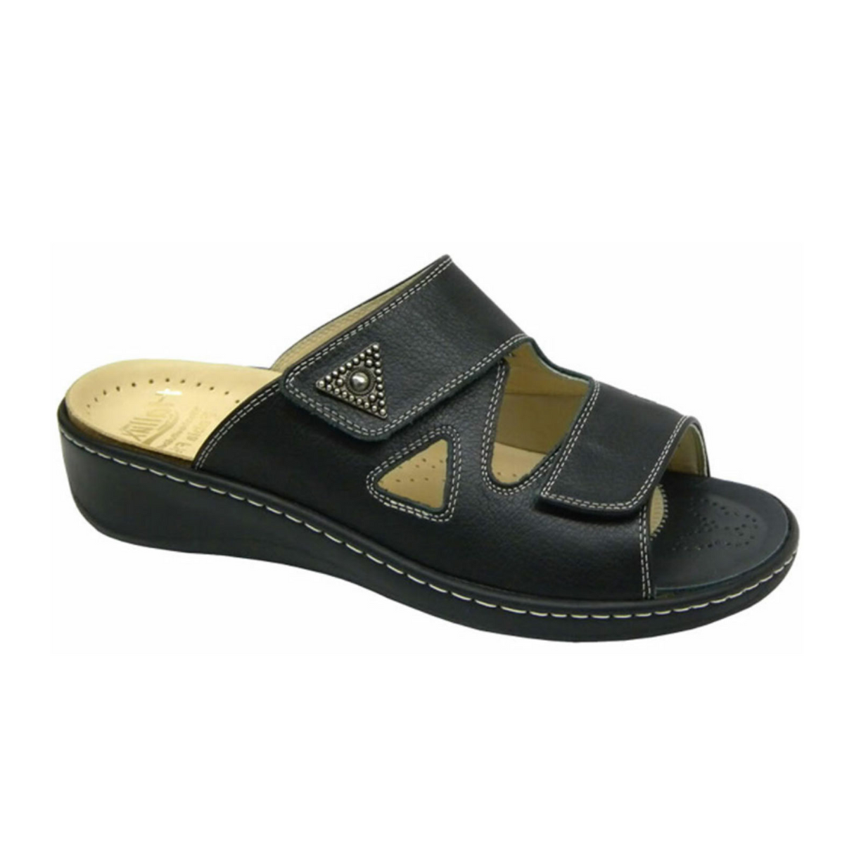 Fidelio Hallux Slide Sandal (Women) - Black Sandal - Slide - The Heel Shoe Fitters
