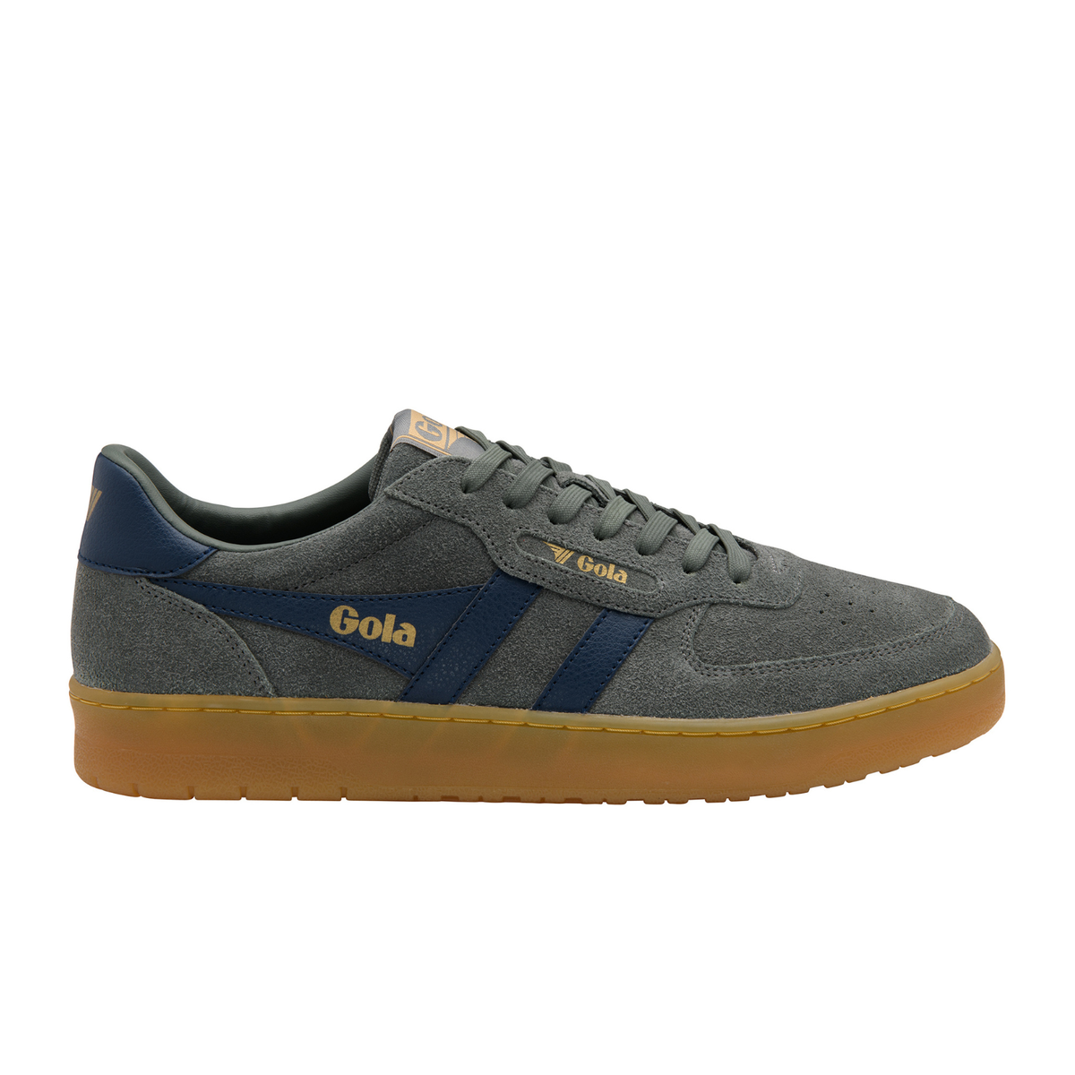 Gola Hawk Suede '86 Sneaker (Men) - Conifer/Navy/Gum