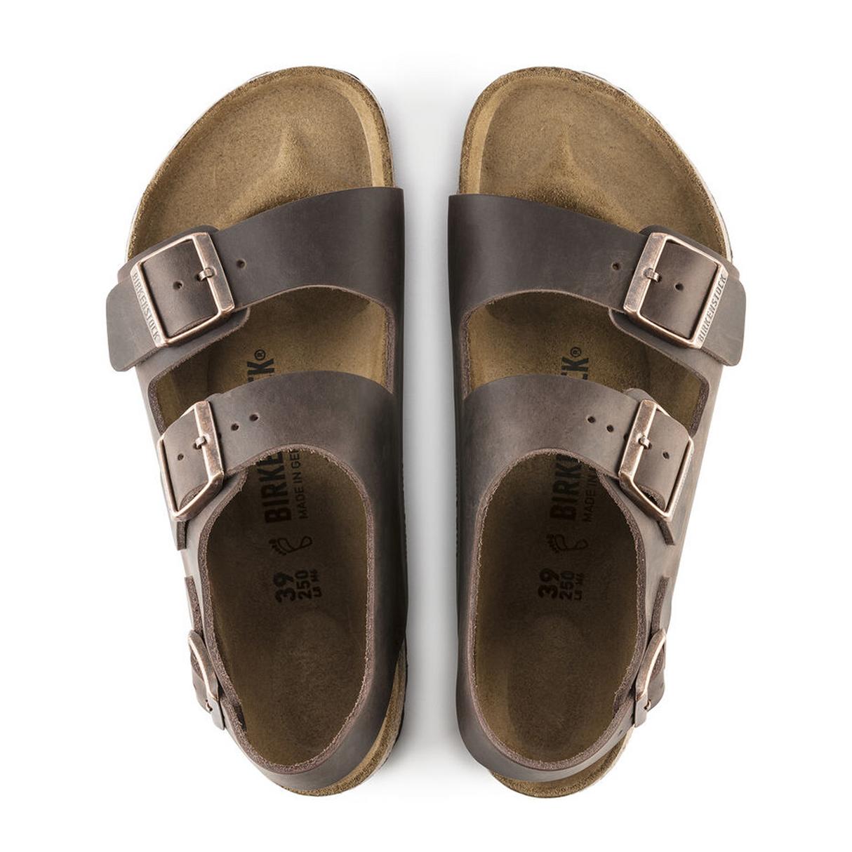 Birkenstock Milano Backstrap Sandal (Unisex) - Habana Oiled Leather Sandal - Backstrap - The Heel Shoe Fitters