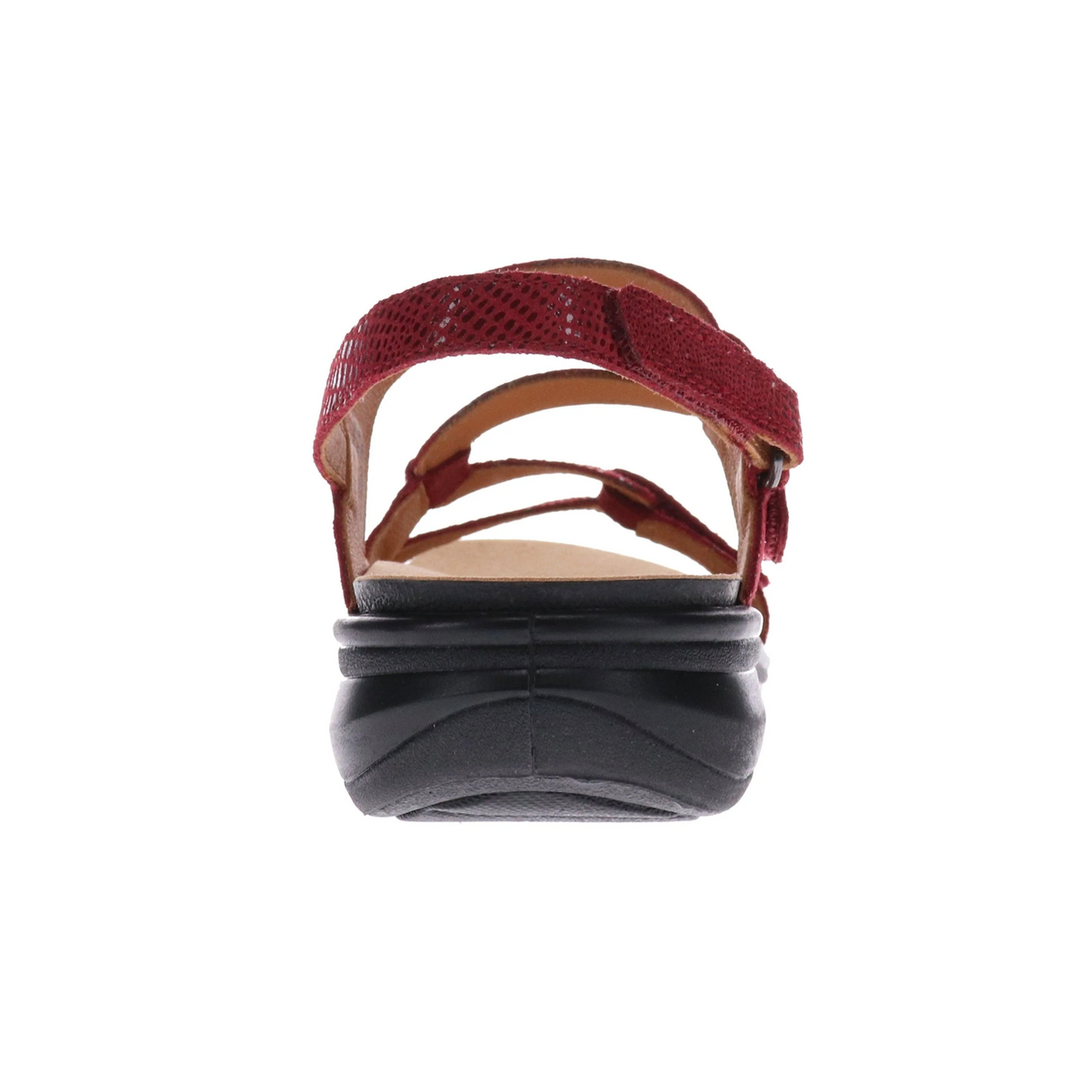 Revere Emerald Backstrap Sandal (Women) - Cherry Lizard Sandal - Backstrap - The Heel Shoe Fitters