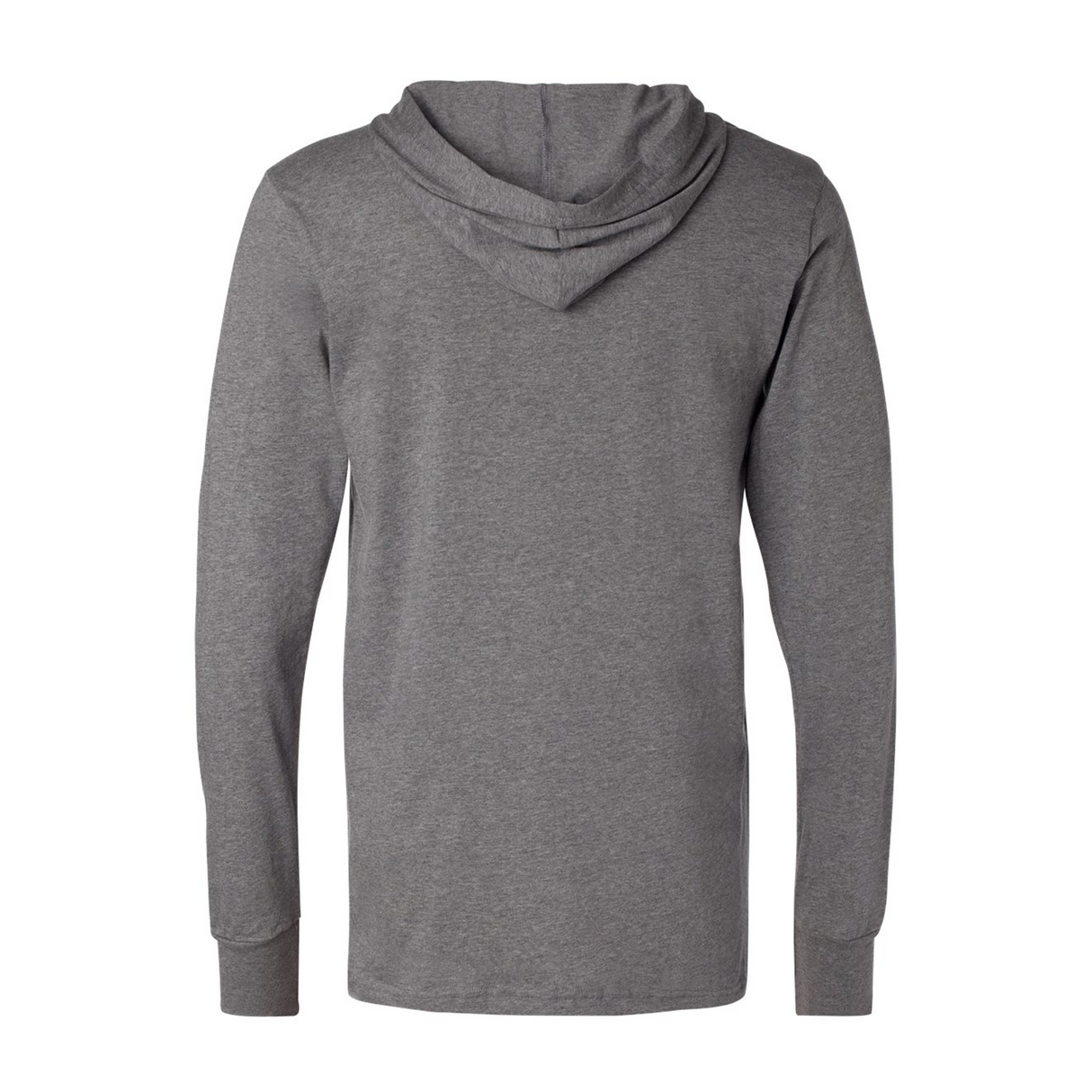 The Heel Shoe Fitters Jersey Hooded Long Sleeve Tee (Unisex) - Grey Triblend Apparel - Top - Long Sleeve - The Heel Shoe Fitters