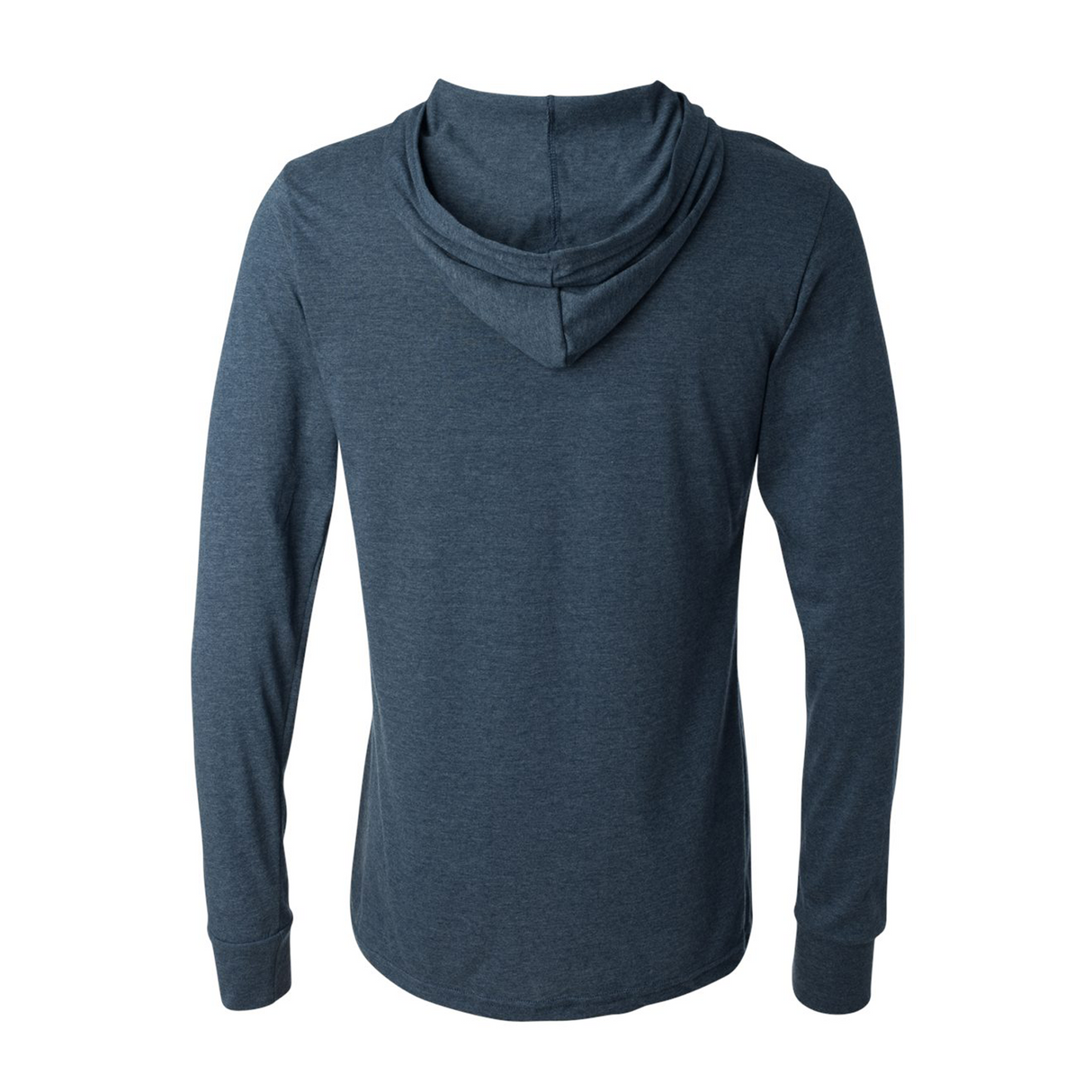 The Heel Shoe Fitters Jersey Hooded Long Sleeve Tee (Unisex) - Heather Navy Apparel - Top - Long Sleeve - The Heel Shoe Fitters