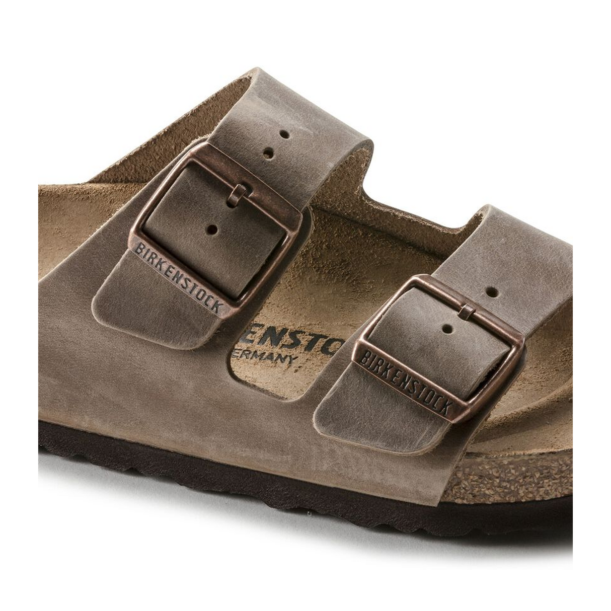 Birkenstock Arizona Narrow Slide Sandal (Unisex) - Tobacco Oiled Leather Sandal - Slide - The Heel Shoe Fitters