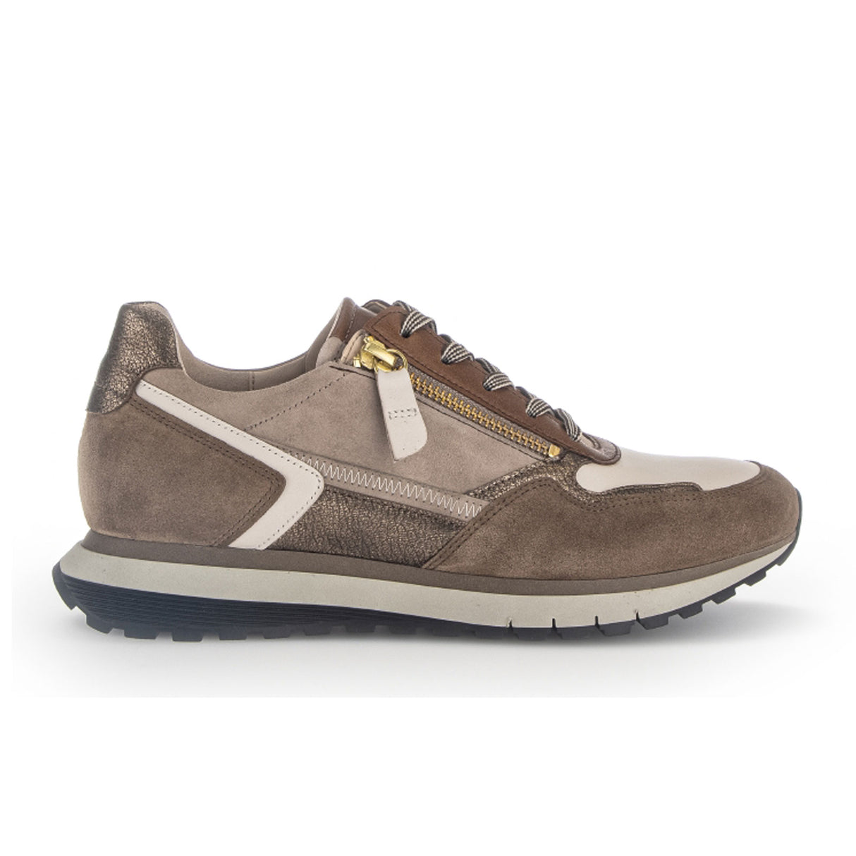 Gabor 378 Kinsey Sneaker (Women) - Latte/Farro/Champ Athletic - Athleisure - The Heel Shoe Fitters