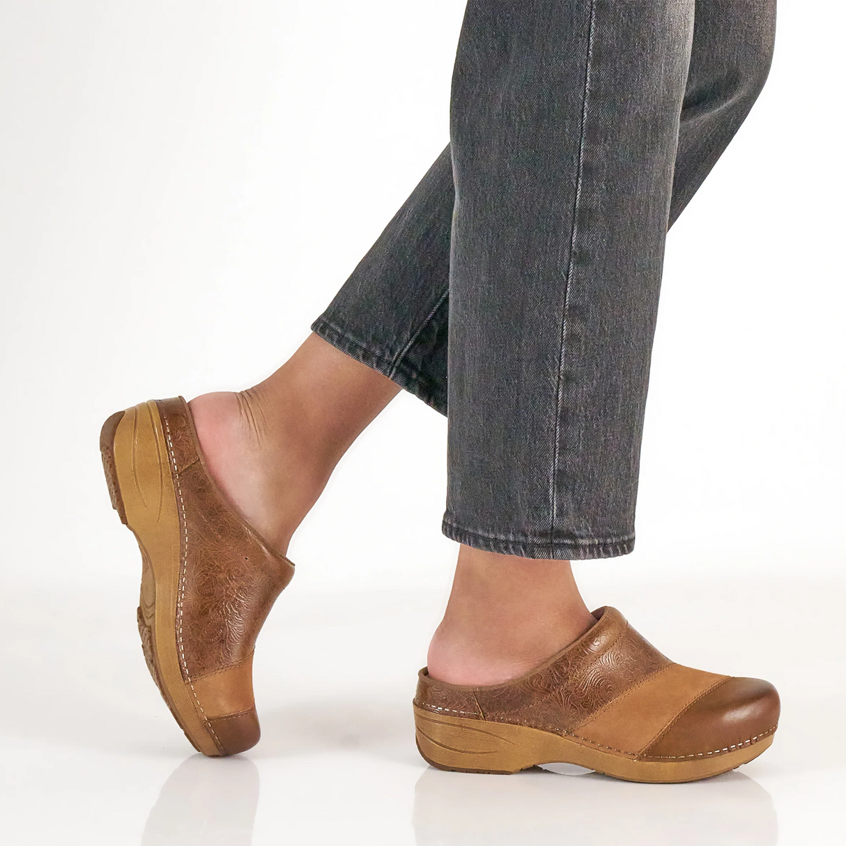 Dansko Zinnia Clog (Women) - Tan Multi