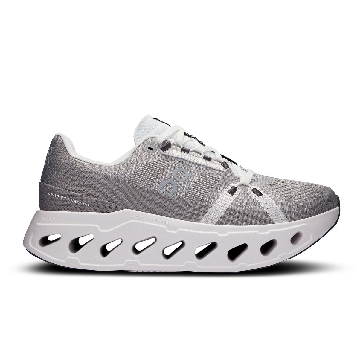 On Running Cloudeclipse Running Shoe (Men) - Alloy/White Athletic - Running - Cushion - The Heel Shoe Fitters