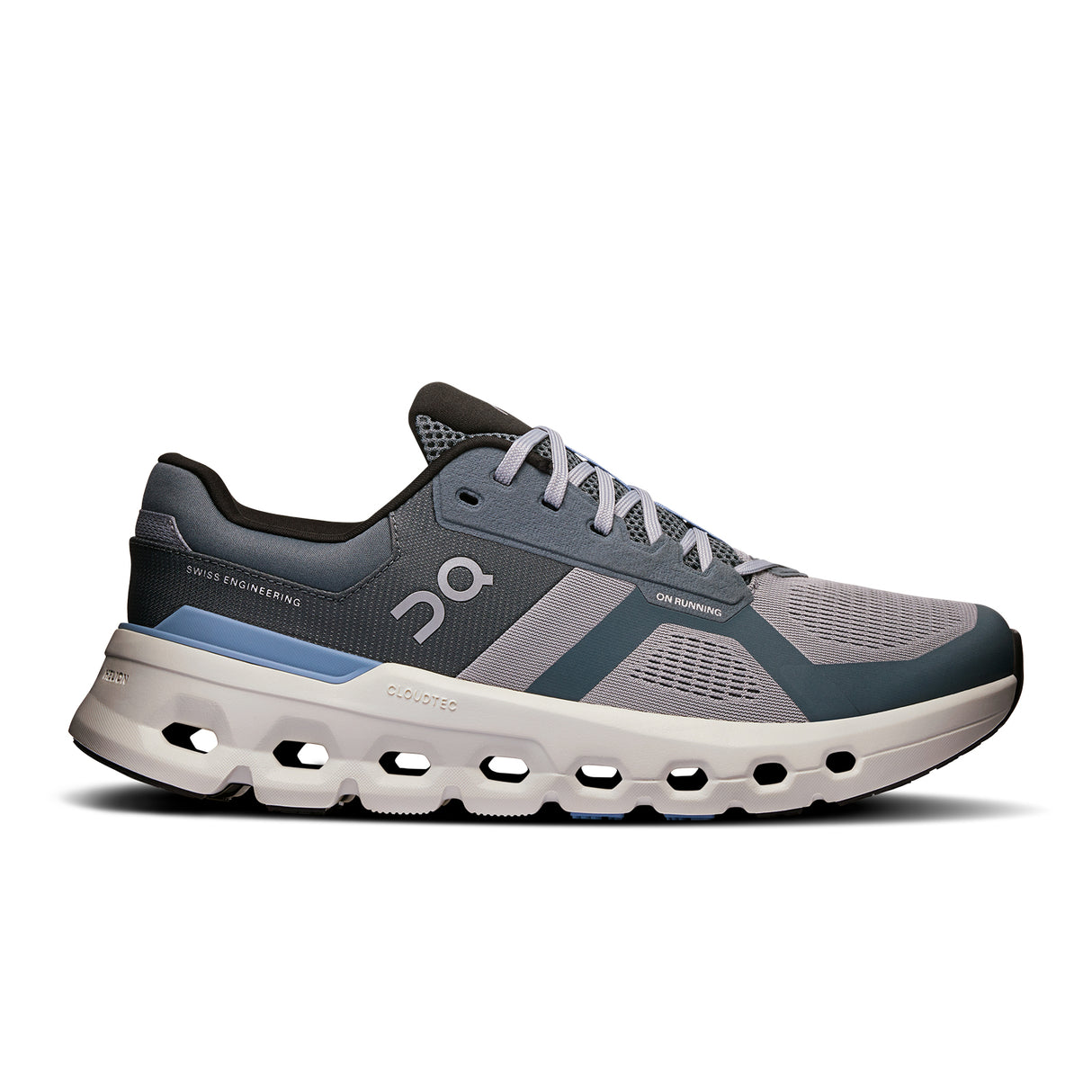 On Running Cloudrunner 2 Running Shoe (Men) - Alloy/Chambray Athletic - Running - Cushion - The Heel Shoe Fitters