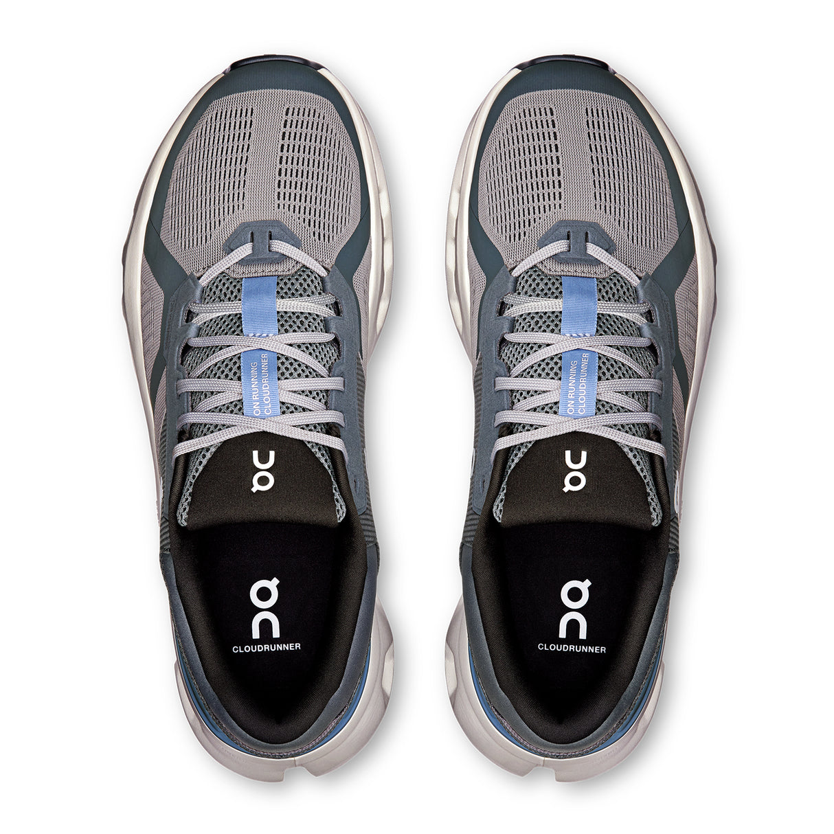 On Running Cloudrunner 2 Running Shoe (Men) - Alloy/Chambray Athletic - Running - Cushion - The Heel Shoe Fitters