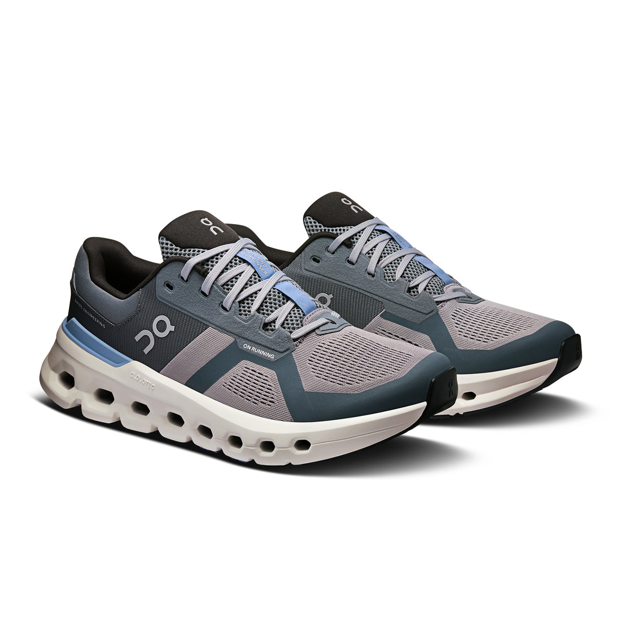 On Running Cloudrunner 2 Running Shoe (Men) - Alloy/Chambray Athletic - Running - Cushion - The Heel Shoe Fitters