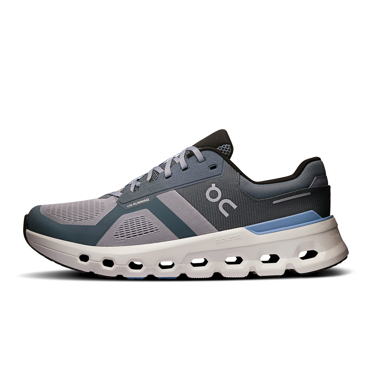 On Running Cloudrunner 2 Running Shoe (Men) - Alloy/Chambray Athletic - Running - Cushion - The Heel Shoe Fitters