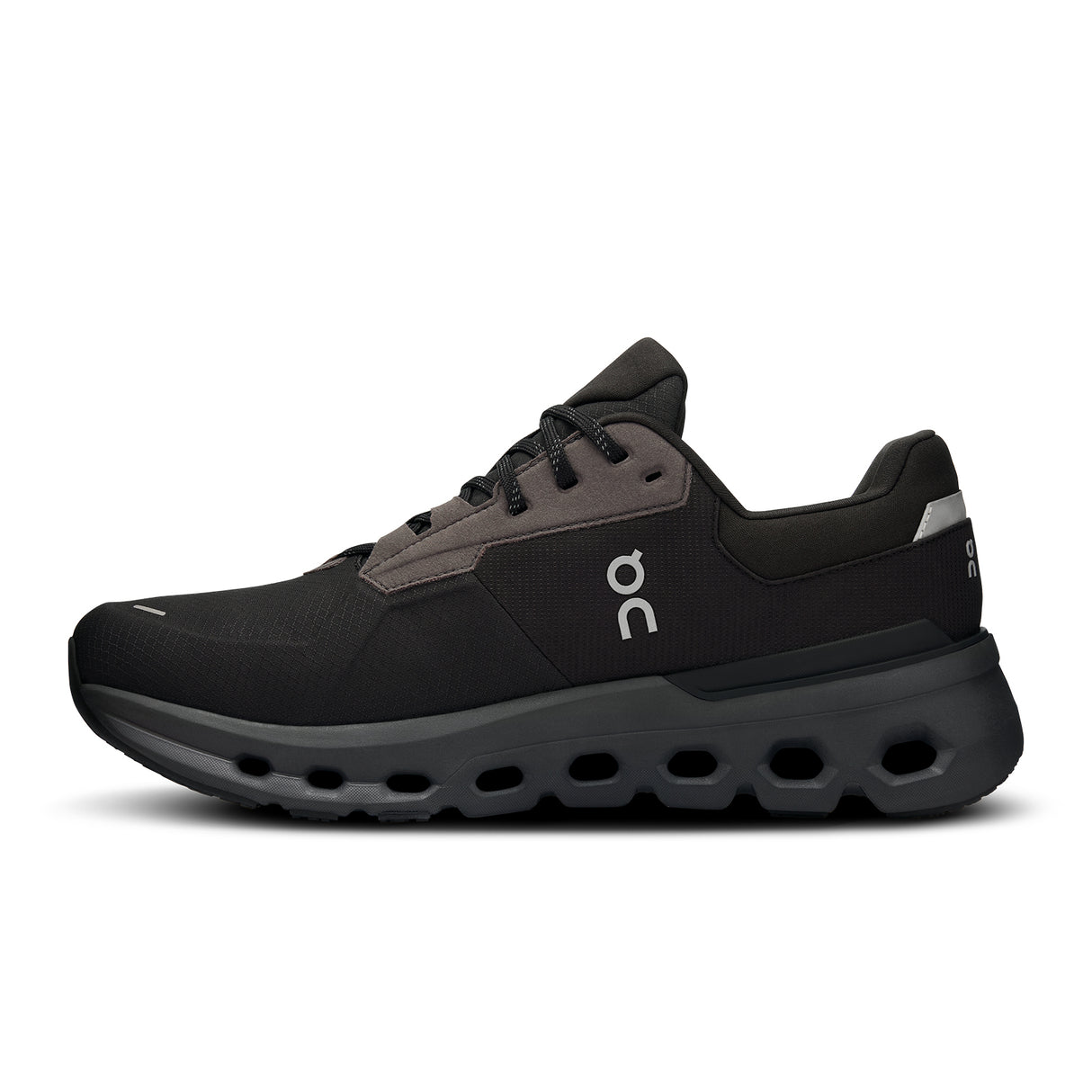 On Running Cloudrunner 2 Waterproof Running Shoe (Men) - Magnet/Black Athletic - Running - Cushion - The Heel Shoe Fitters