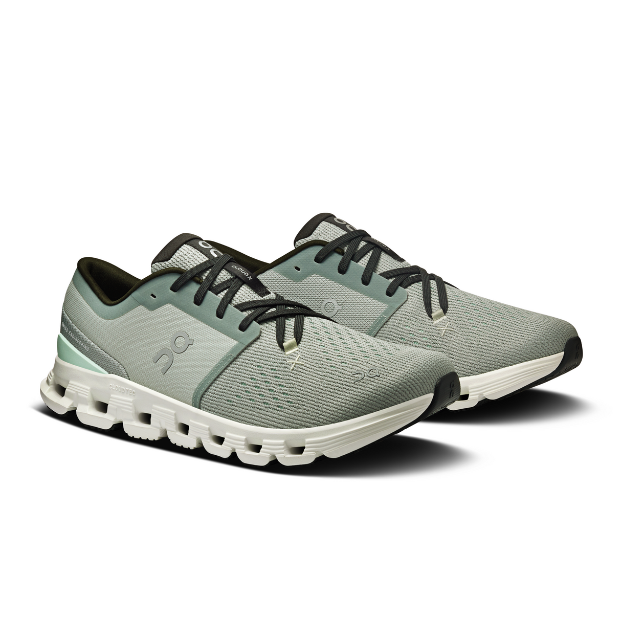 On Running Cloud X 4 Running Shoe (Men) - Tin/Iceberg Athletic - Running - Neutral - The Heel Shoe Fitters