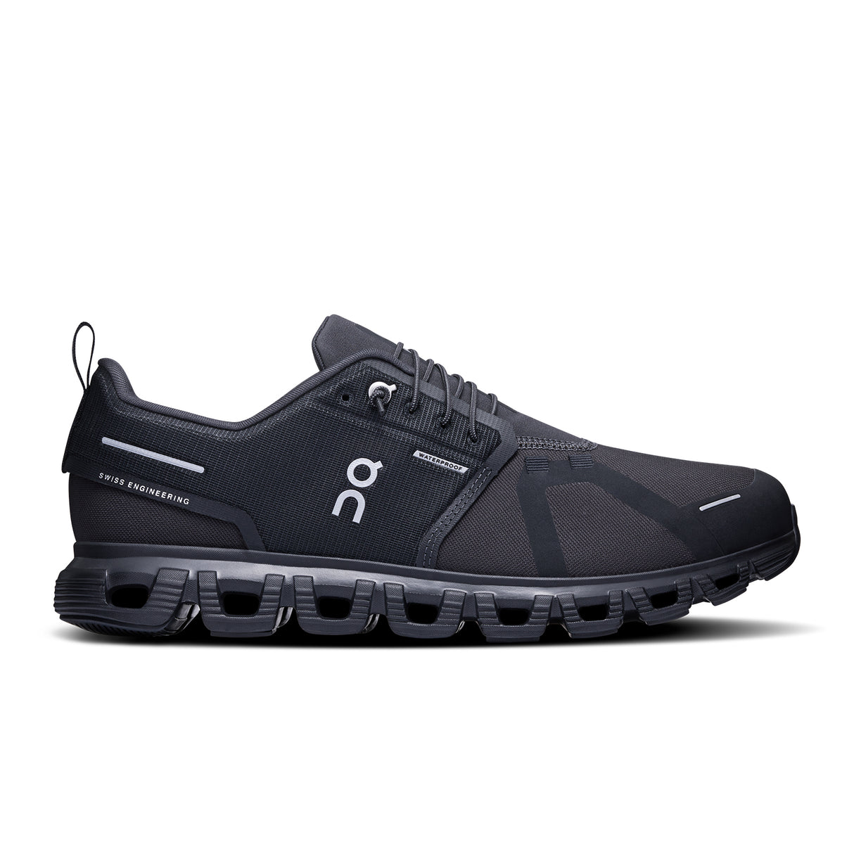 On Running Cloud 6 Waterproof Running Shoe (Men) - Black/Black Athletic - Running - Cushion - The Heel Shoe Fitters
