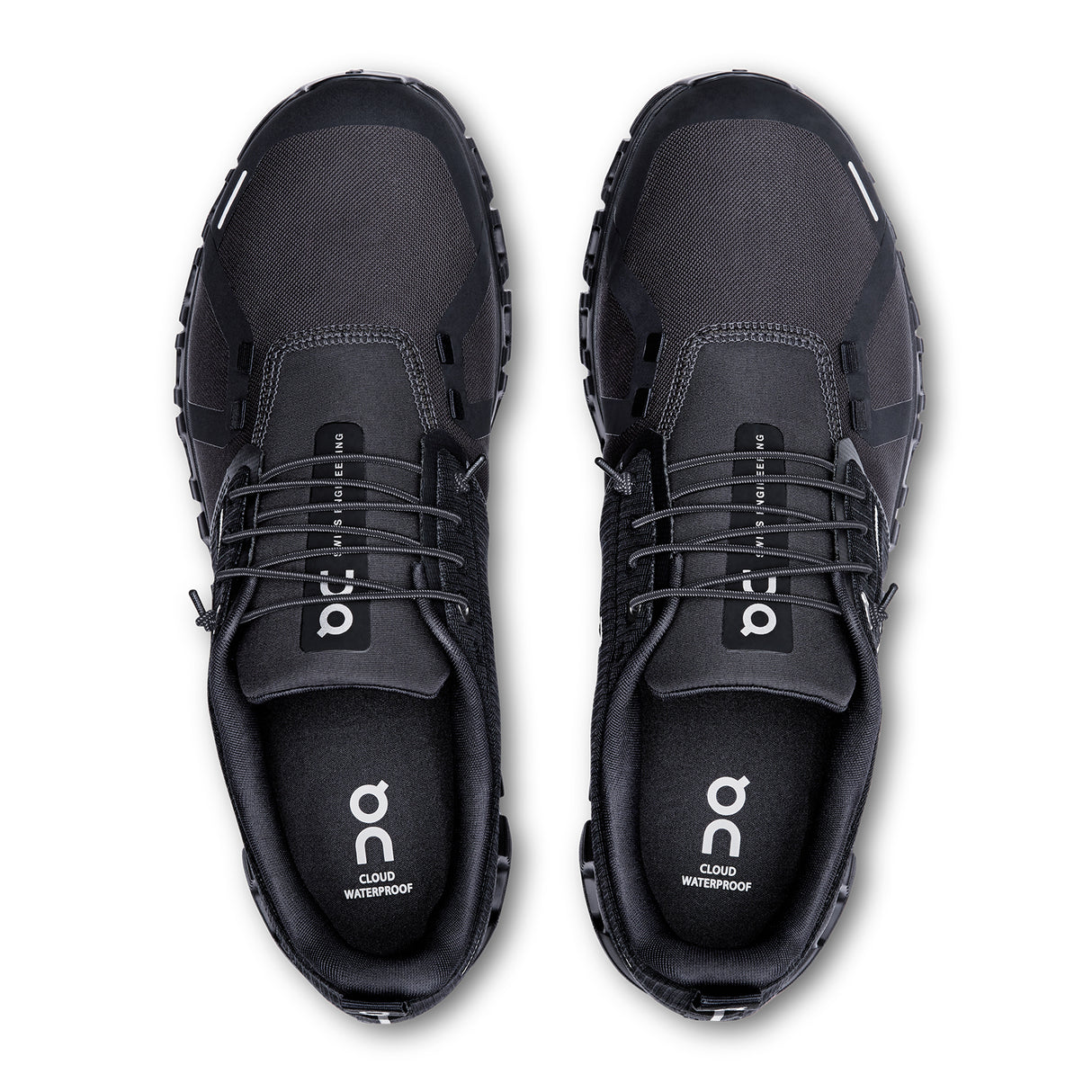On Running Cloud 6 Waterproof Running Shoe (Men) - Black/Black Athletic - Running - Cushion - The Heel Shoe Fitters