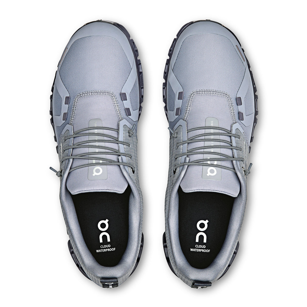 On Running Cloud 6 Waterproof Running Shoe (Men) - Alloy/Wolf Athletic - Running - Cushion - The Heel Shoe Fitters