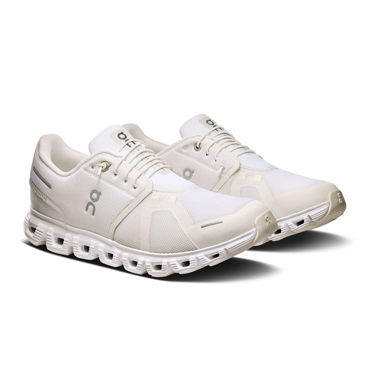 On Running Cloud 6 Running Shoe (Men) - White/White Athletic - Running - Cushion - The Heel Shoe Fitters