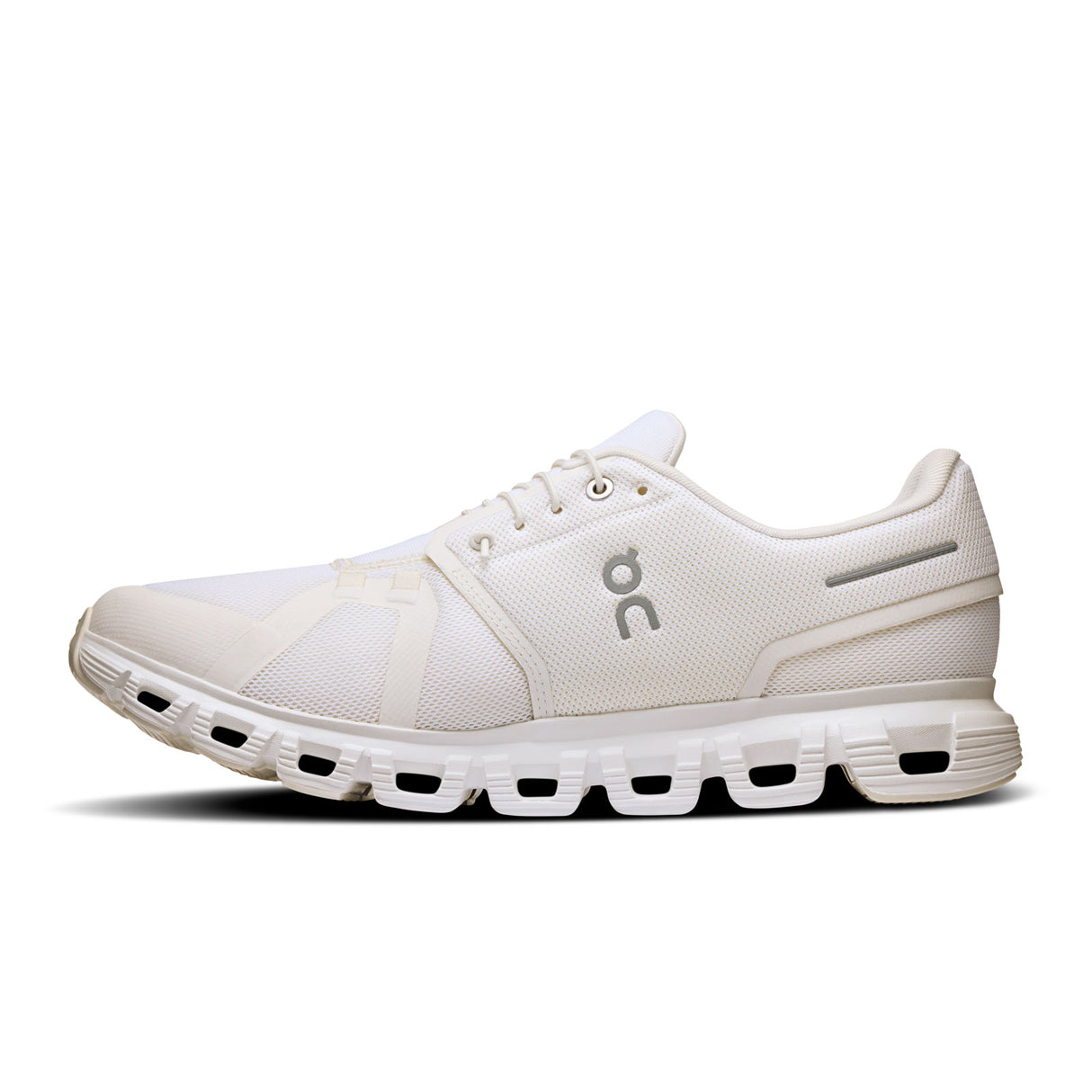 On Running Cloud 6 Running Shoe (Men) - White/White Athletic - Running - Cushion - The Heel Shoe Fitters