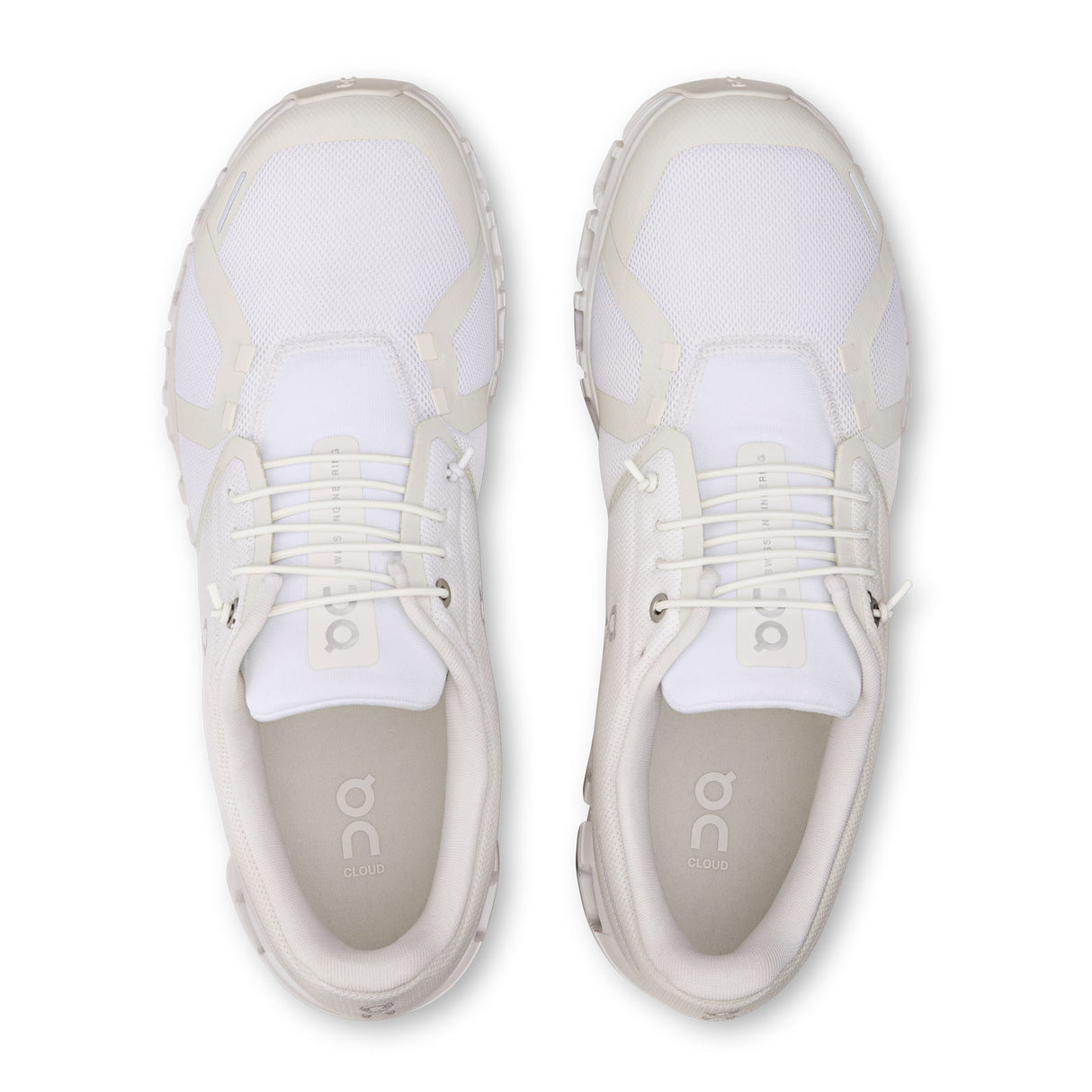 On Running Cloud 6 Running Shoe (Men) - White/White Athletic - Running - Cushion - The Heel Shoe Fitters
