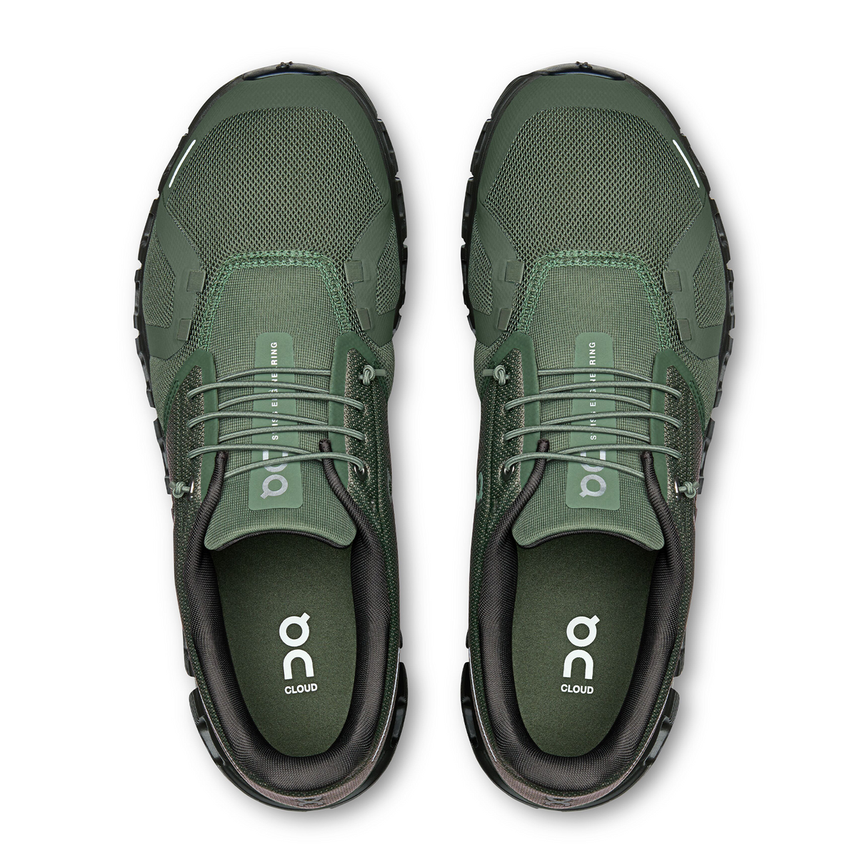 On Running Cloud 6 Running Shoe (Men) - Thyme/Espresso