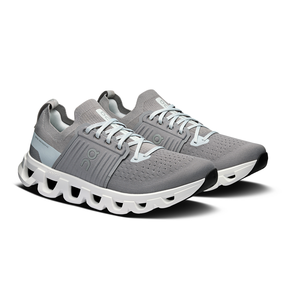 On Running Cloudswift 4 Running Shoe (Men) - Alloy/Glacier Athletic - Running - Cushion - The Heel Shoe Fitters