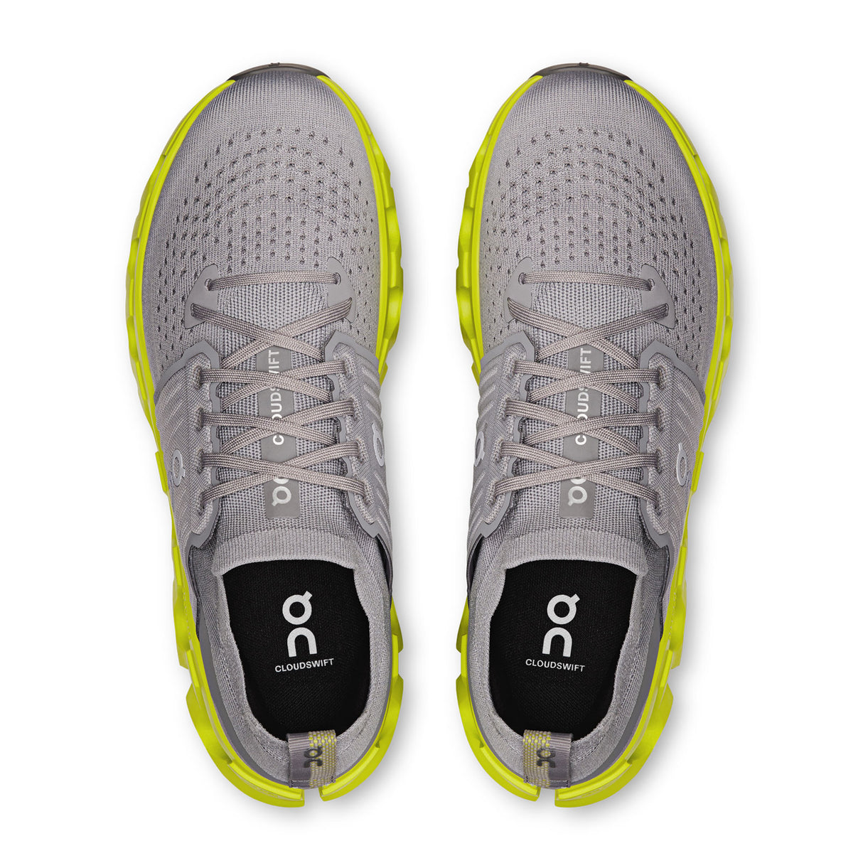 On Running Cloudswift 4 Running Shoe (Men) - Alloy/Lime Athletic - Running - Cushion - The Heel Shoe Fitters