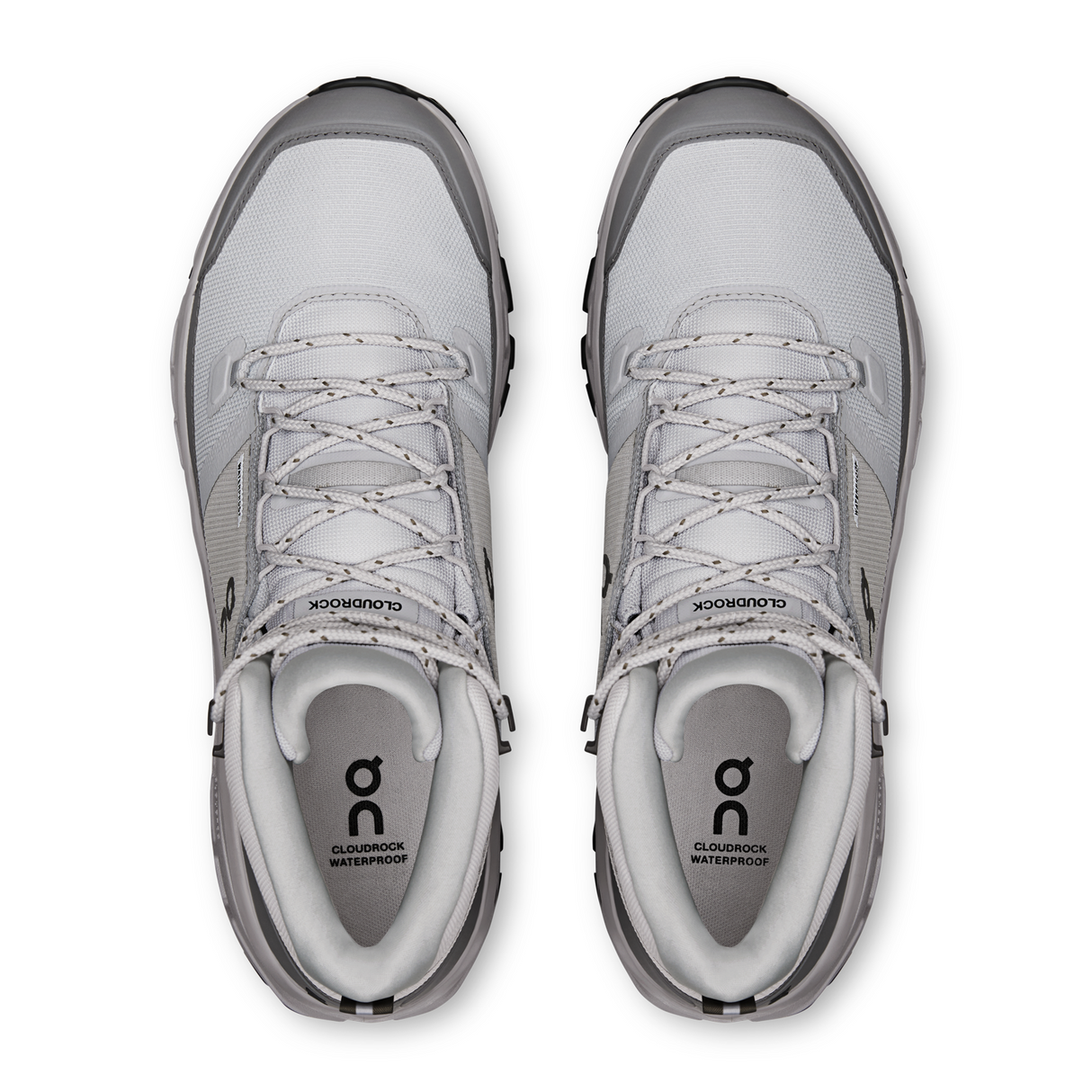 On Running Cloudrock Mid Waterproof Running Shoe (Men) - Glacier/Alloy