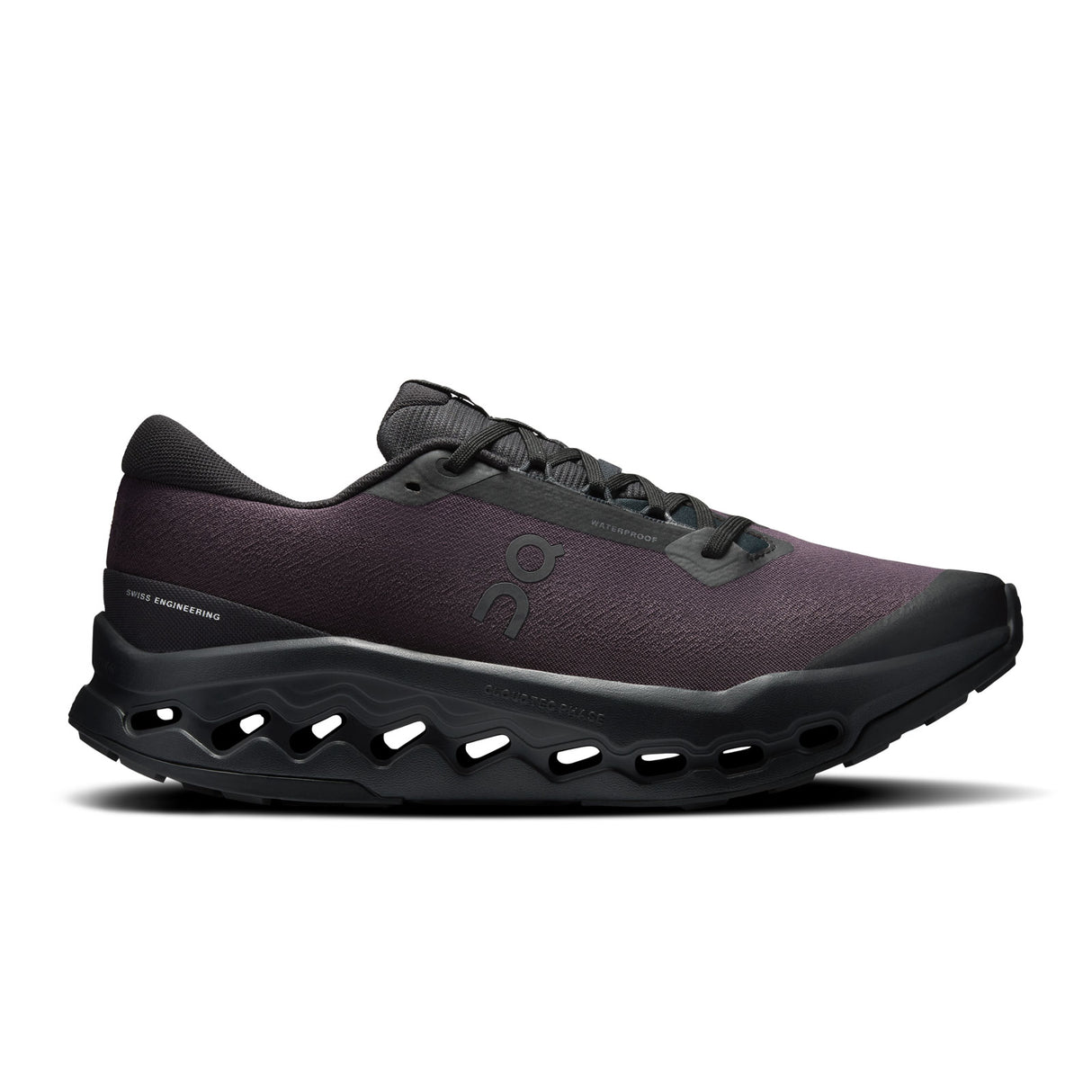 On Running Cloudsurfer Trail 2 Waterproof Running Shoe (Men) - Black/Black Athletic - Running - Trail - The Heel Shoe Fitters