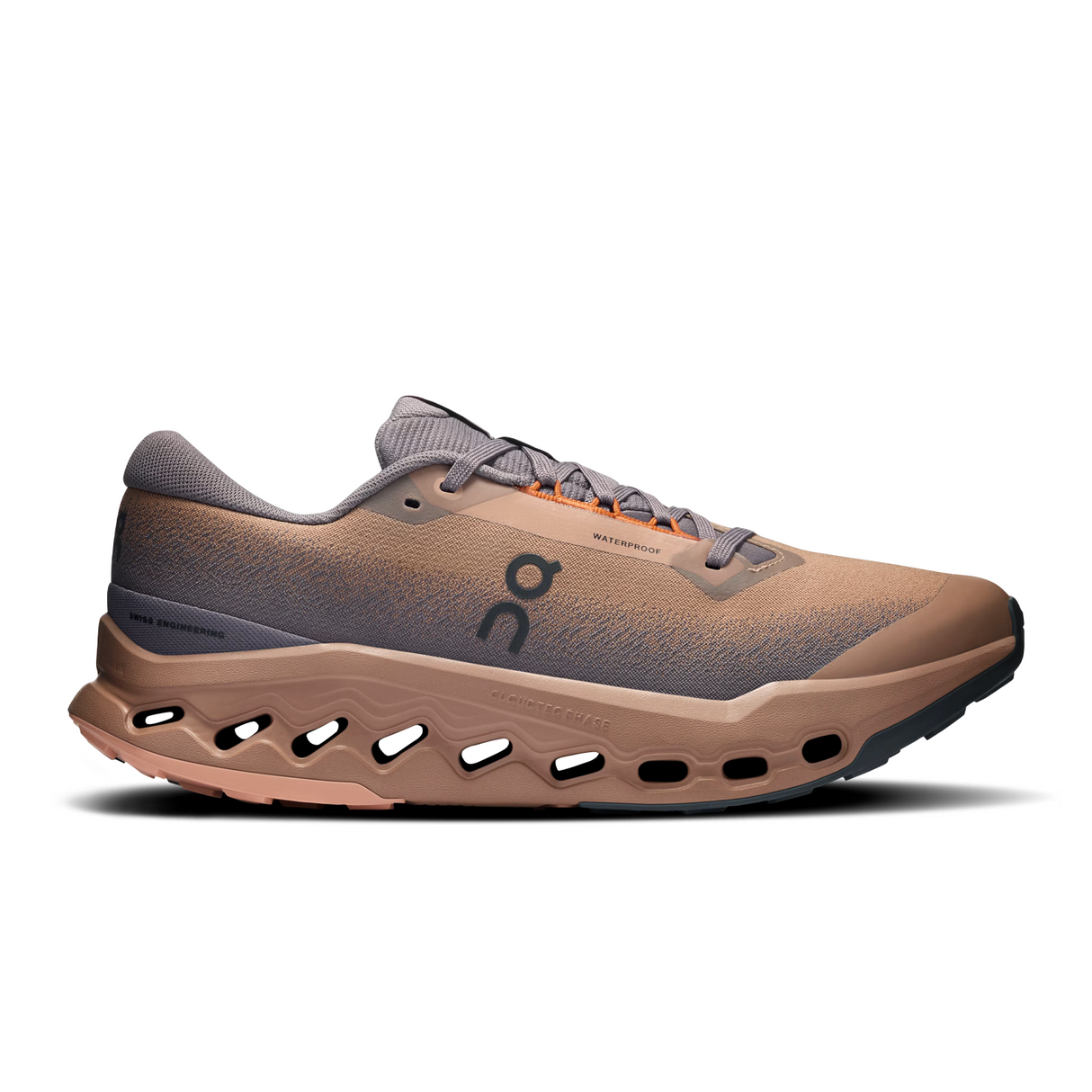 On Running Cloudsurfer Trail 2 Waterproof Running Shoe (Men) - Portobello/Pebble