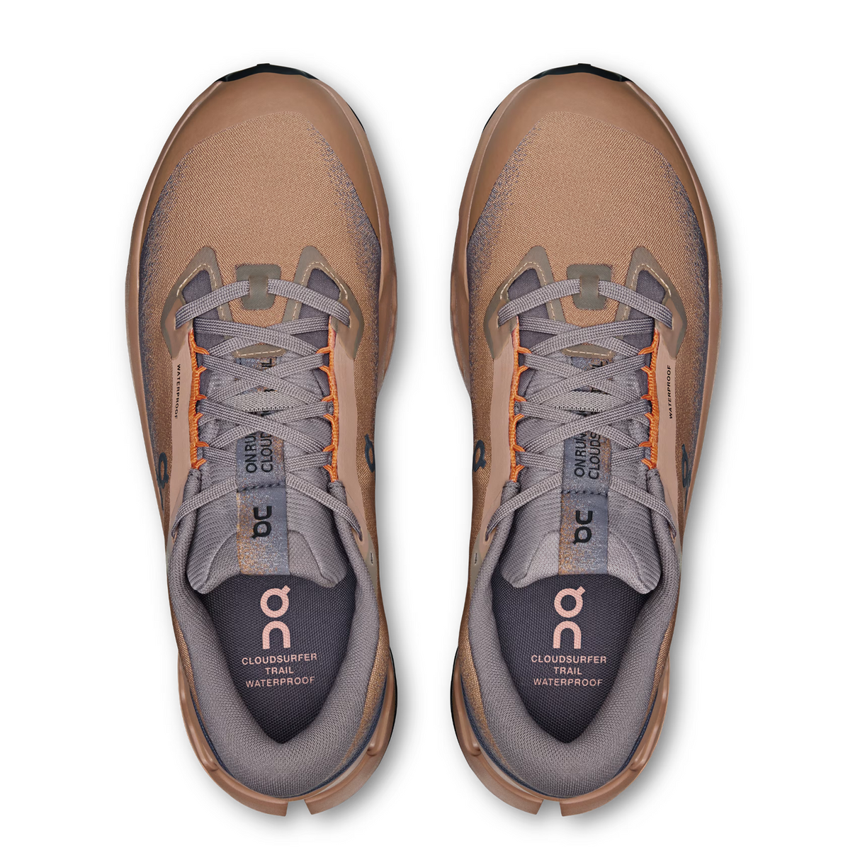 On Running Cloudsurfer Trail 2 Waterproof Running Shoe (Men) - Portobello/Pebble
