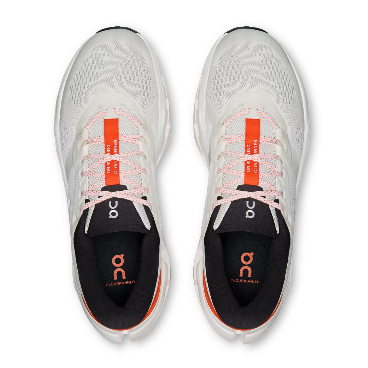 On Running Cloudrunner 3 Running Shoe (Men) - Ivory/Flame