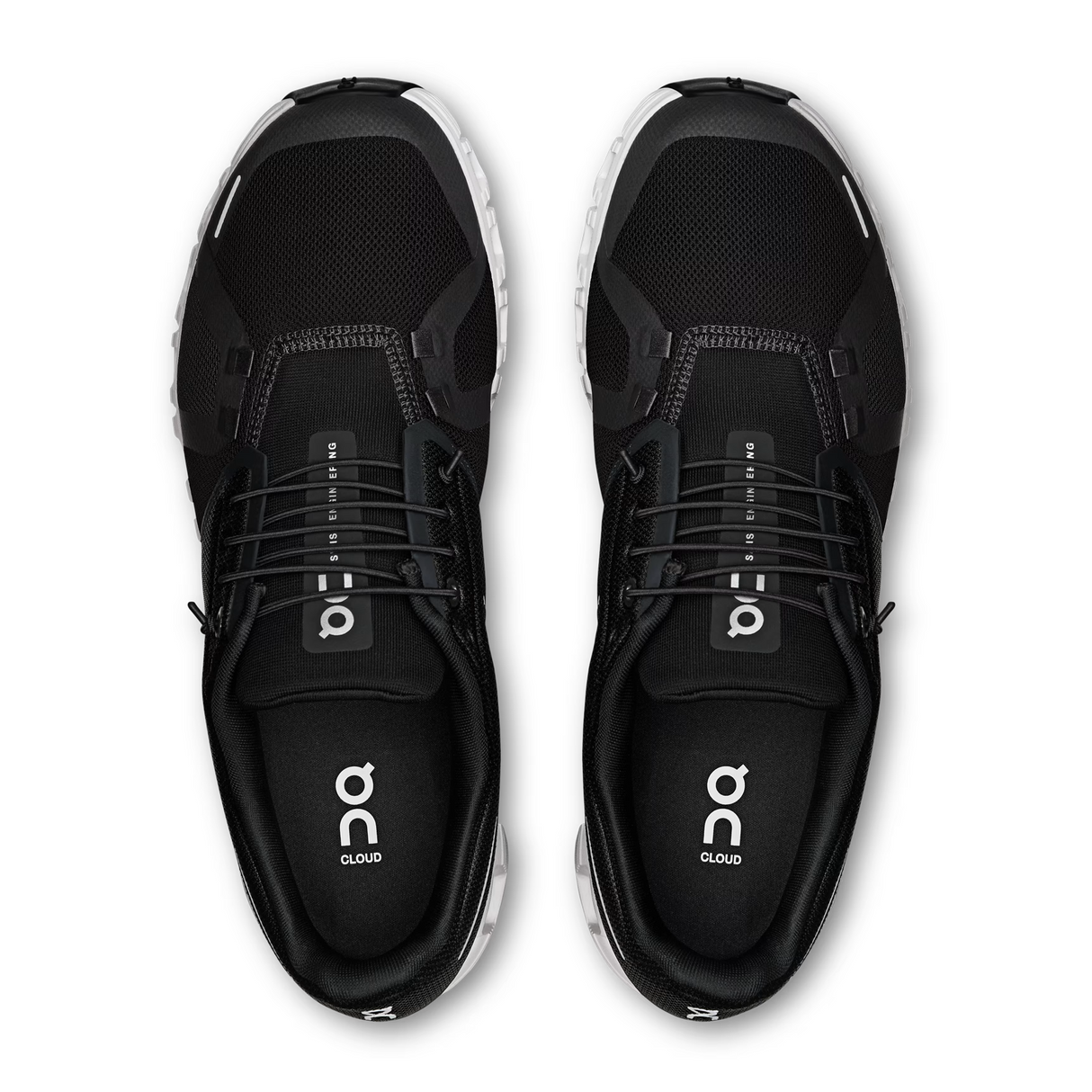 On Running Cloud 6 Wide Running Shoe (Men) - Black/White Athletic - Running - Cushion - The Heel Shoe Fitters
