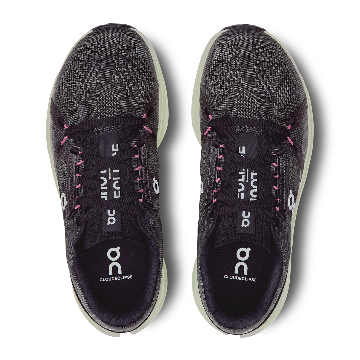 On Running Cloudeclipse Running Shoe (Women) - Rock/Lima Athletic - Running - Cushion - The Heel Shoe Fitters