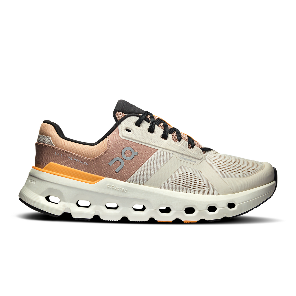 On Running Cloudrunner 2 Running Shoe (Women) - Pearl/Tangerine Athletic - Running - Cushion - The Heel Shoe Fitters