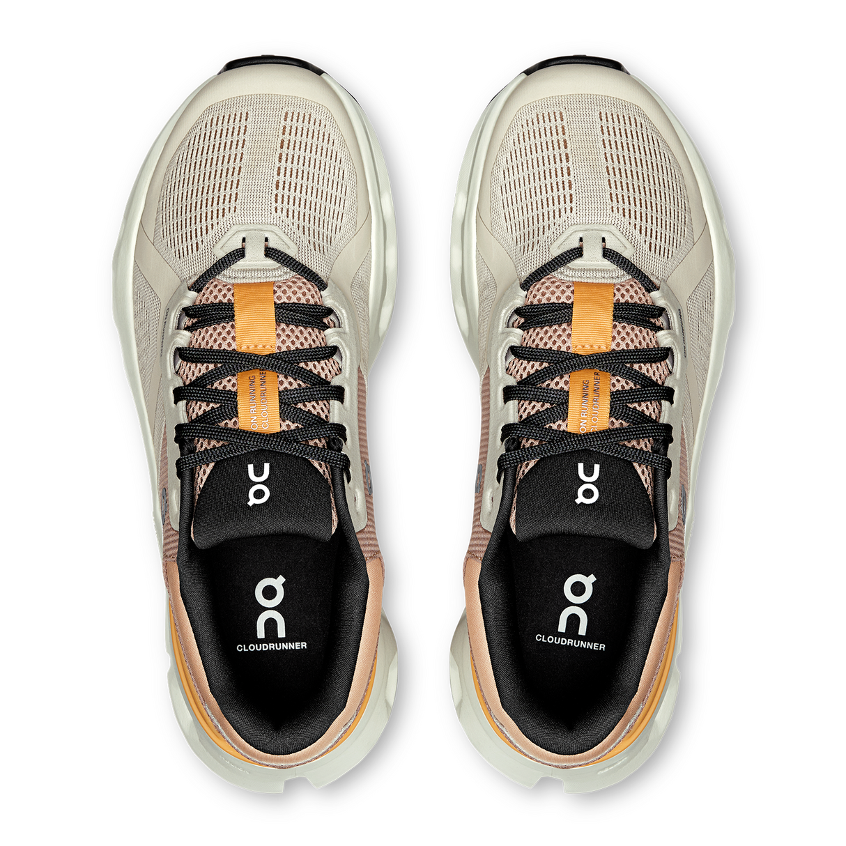 On Running Cloudrunner 2 Running Shoe (Women) - Pearl/Tangerine Athletic - Running - Cushion - The Heel Shoe Fitters