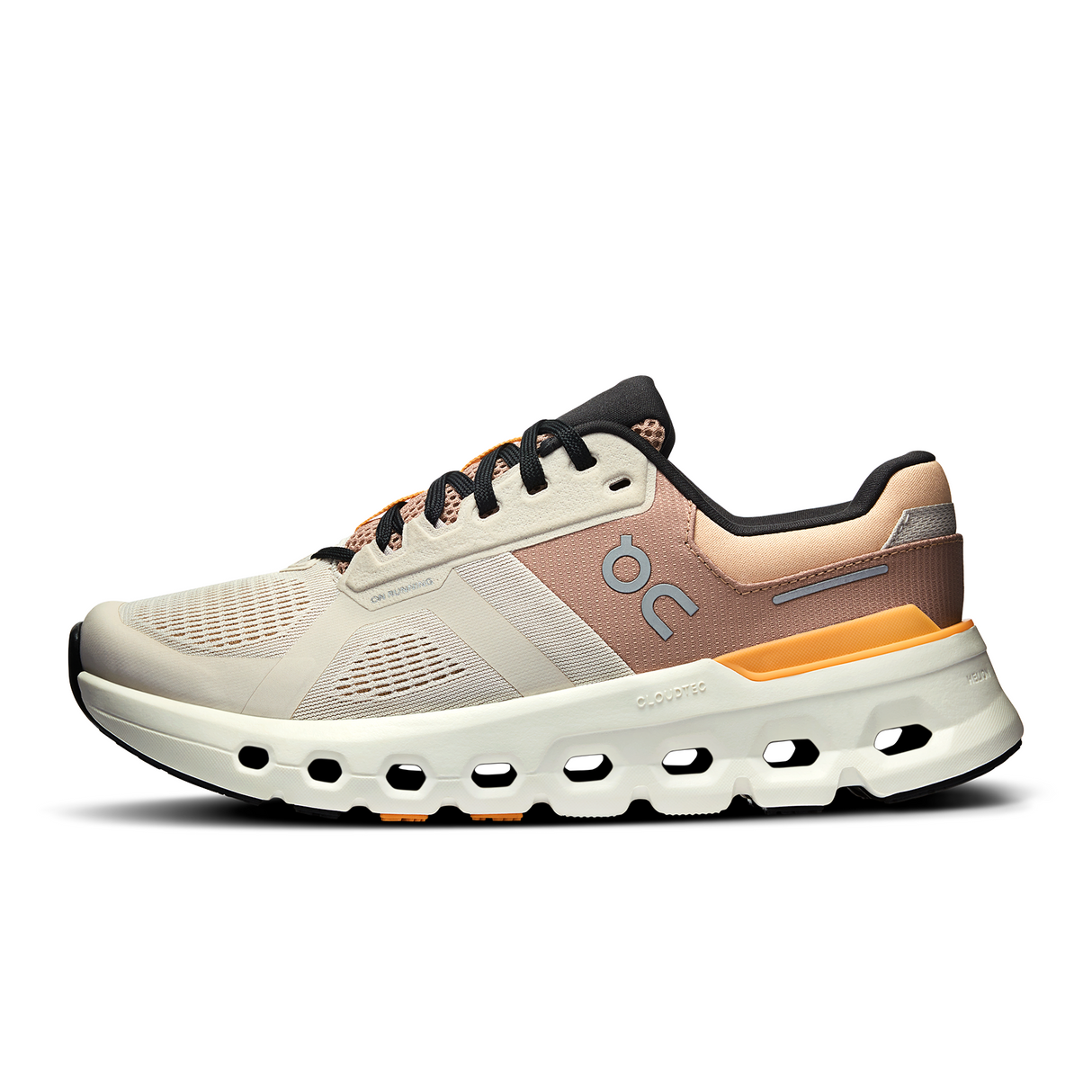 On Running Cloudrunner 2 Running Shoe (Women) - Pearl/Tangerine Athletic - Running - Cushion - The Heel Shoe Fitters