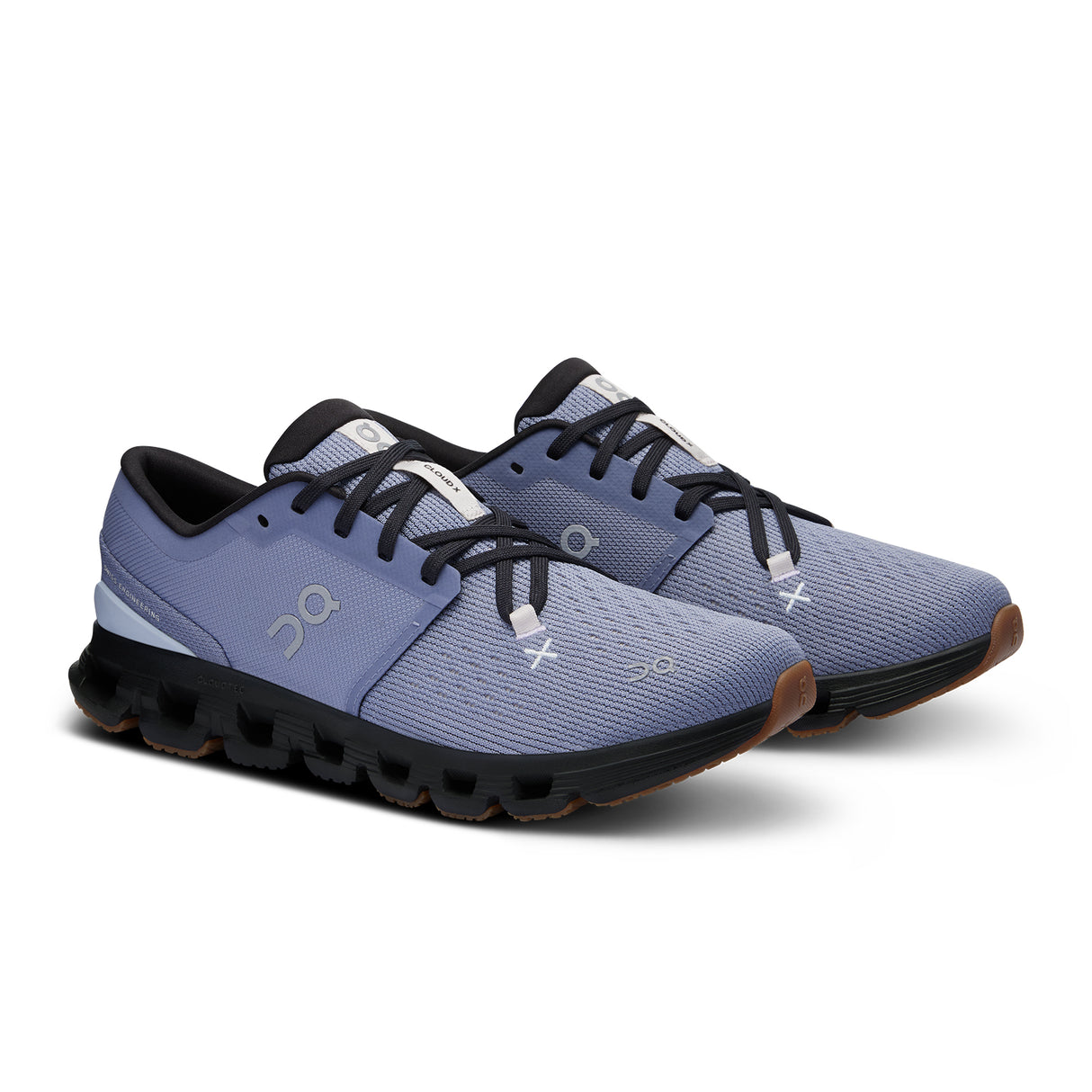 On Running Cloud X4 Running Shoe (Women) - Feather/Black Athletic - Running - Neutral - The Heel Shoe Fitters