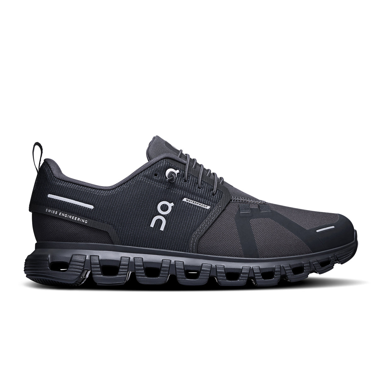 On Running Cloud 6 Waterproof Running Shoe (Women) - Black/Black Athletic - Running - Cushion - The Heel Shoe Fitters