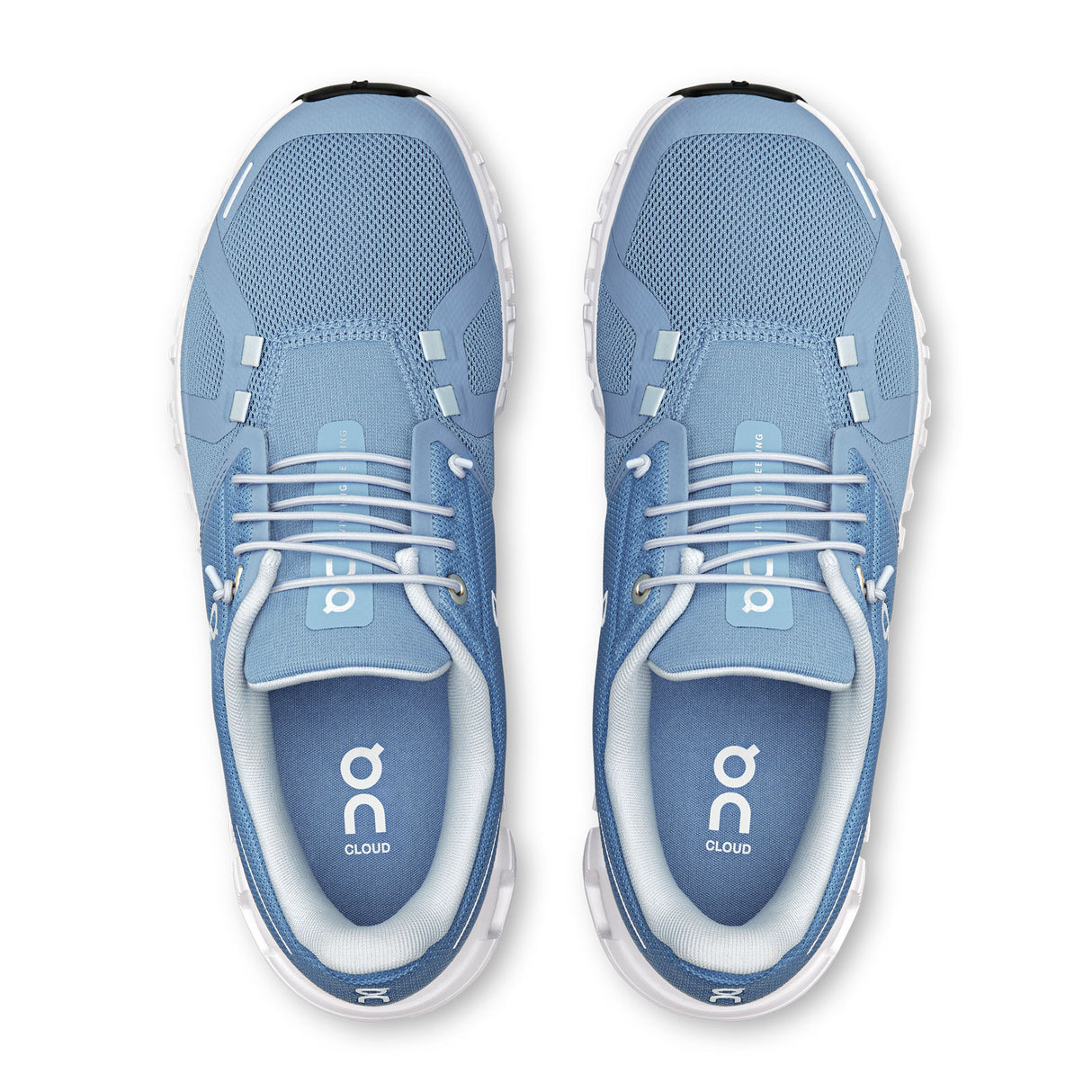 On Running Cloud 6 Running Shoe (Women) - Chambray/White Athletic - Running - Cushion - The Heel Shoe Fitters