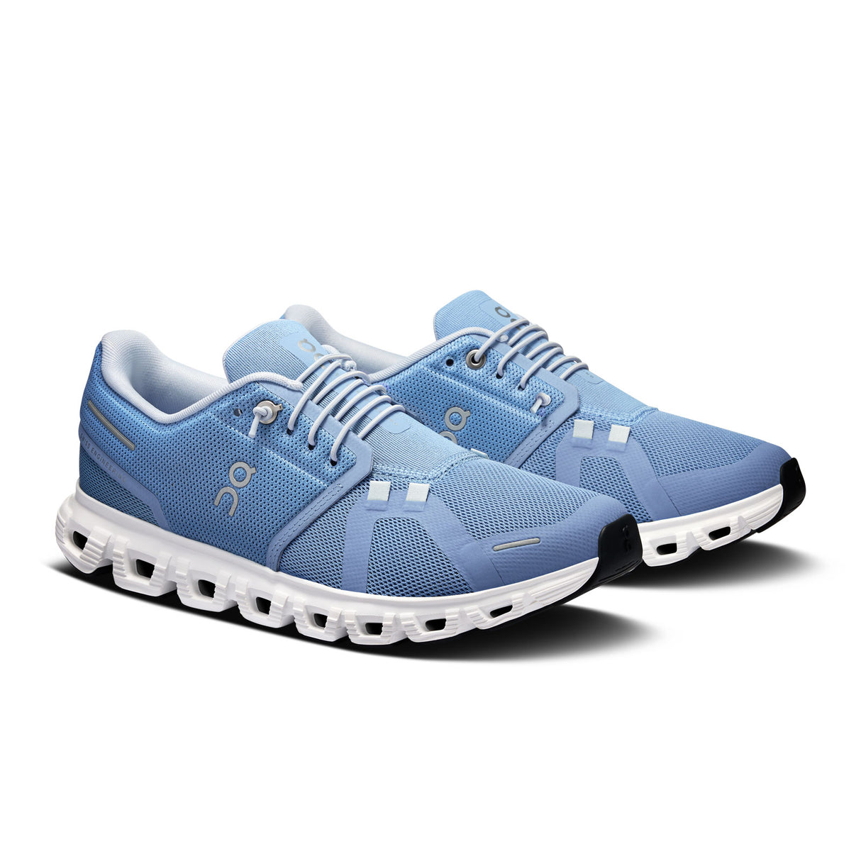 On Running Cloud 6 Running Shoe (Women) - Chambray/White Athletic - Running - Cushion - The Heel Shoe Fitters