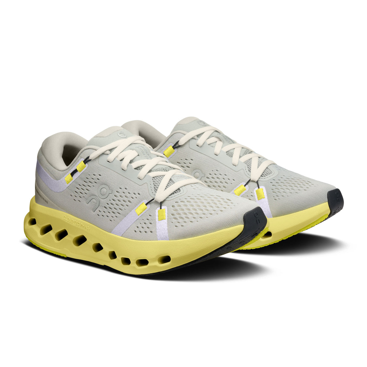 On Running Cloudsurfer 2 Running Shoe (Women) - Glacier/Limelight Athletic - Running - Neutral - The Heel Shoe Fitters