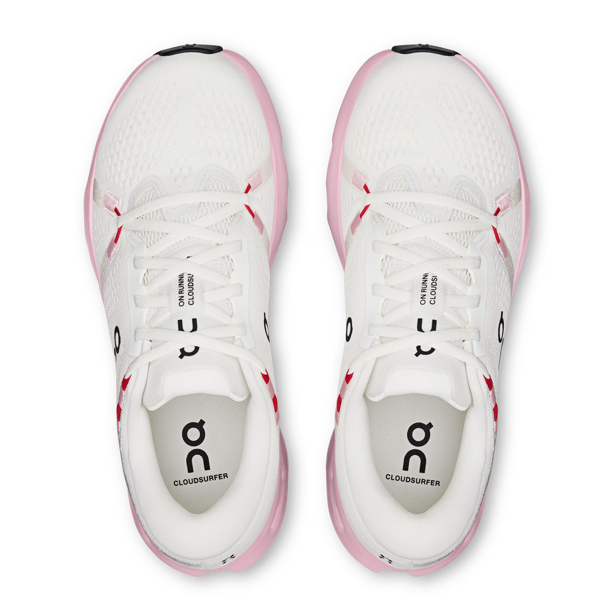 On Running Cloudsurfer 2 Running Shoe (Women) - Ivory/Peony