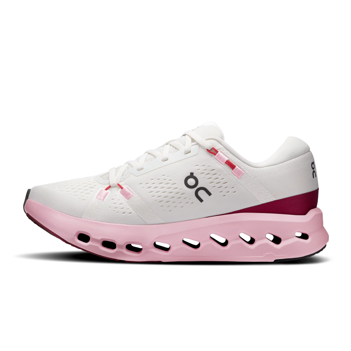 On Running Cloudsurfer 2 Running Shoe (Women) - Ivory/Peony