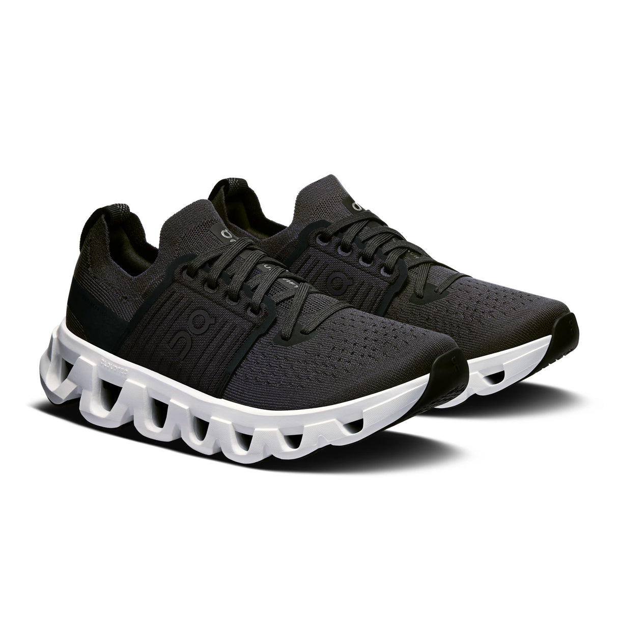 On Running Cloudswift 4 Running Shoe (Women) - Black/White Athletic - Running - Cushion - The Heel Shoe Fitters