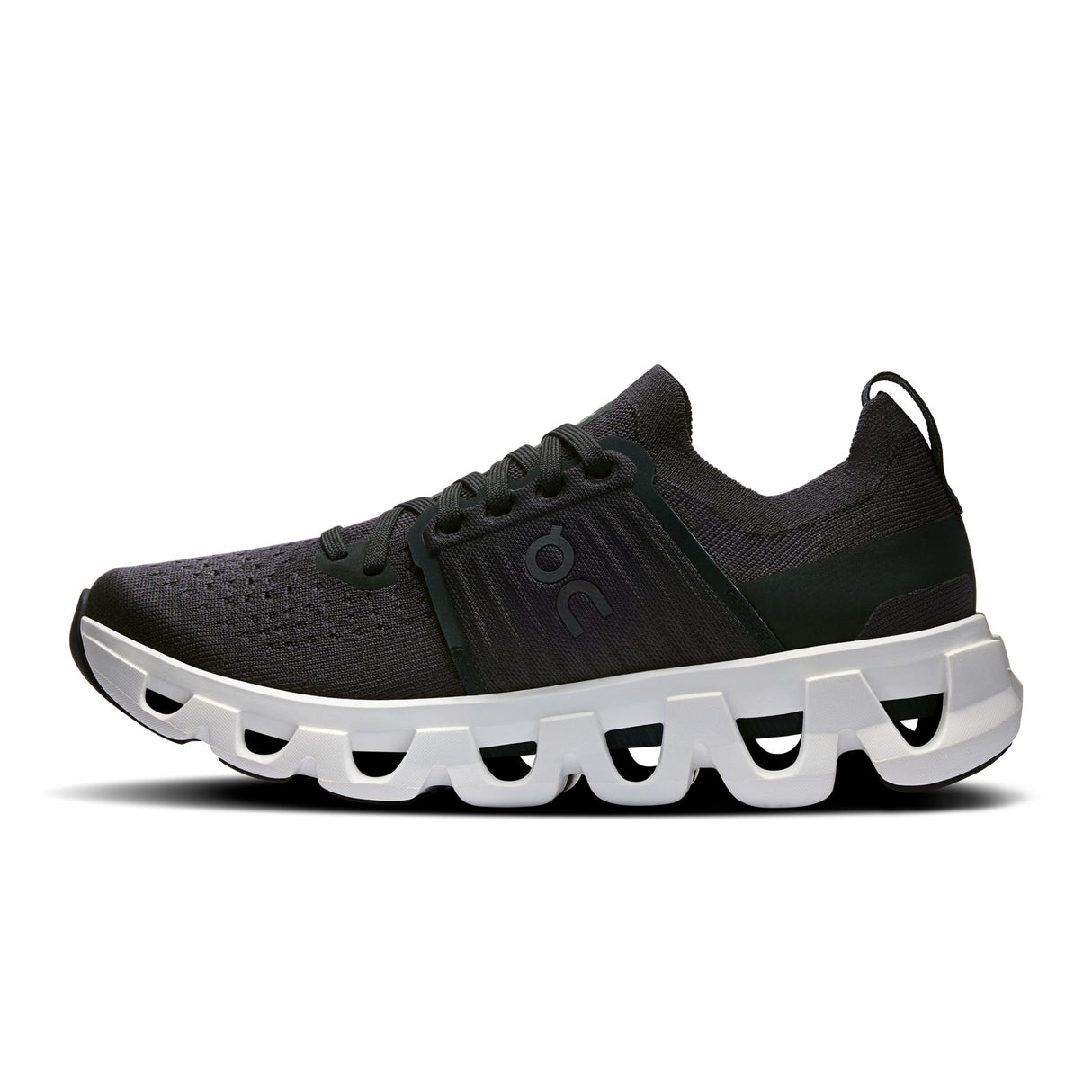 On Running Cloudswift 4 Running Shoe (Women) - Black/White Athletic - Running - Cushion - The Heel Shoe Fitters
