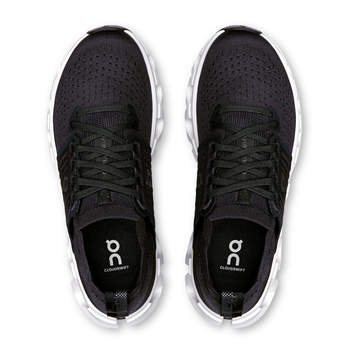 On Running Cloudswift 4 Running Shoe (Women) - Black/White Athletic - Running - Cushion - The Heel Shoe Fitters