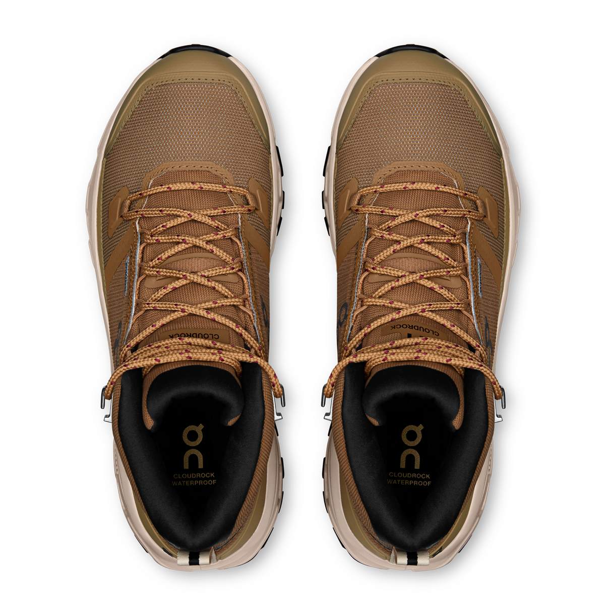 On Running Cloudrock Mid Waterproof Running Shoe (Women) - Sphinx/Sand