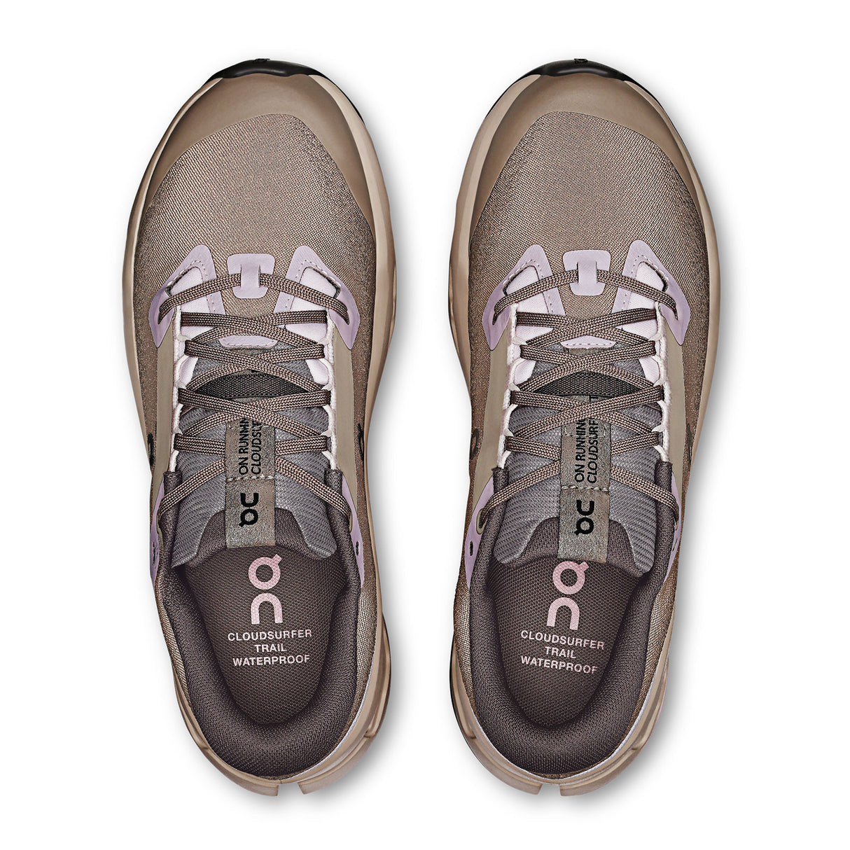 On Running Cloudsurfer Trail 2 Waterproof Running Shoe (Women) - Cinder/Desert Athletic - Running - Trail - The Heel Shoe Fitters