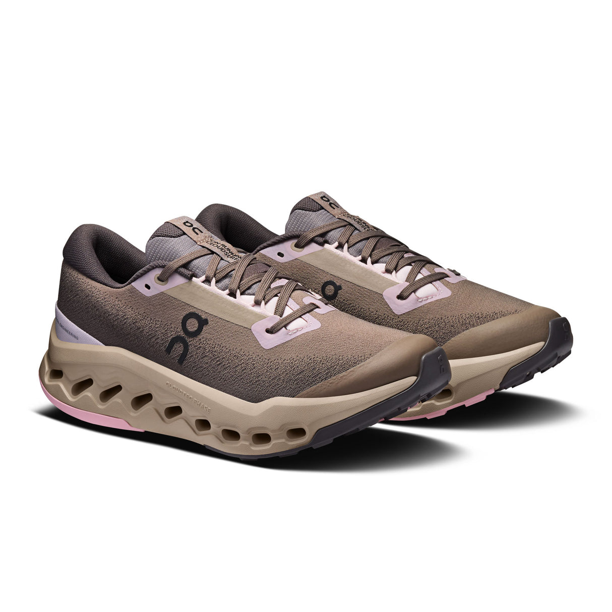 On Running Cloudsurfer Trail 2 Waterproof Running Shoe (Women) - Cinder/Desert Athletic - Running - Trail - The Heel Shoe Fitters