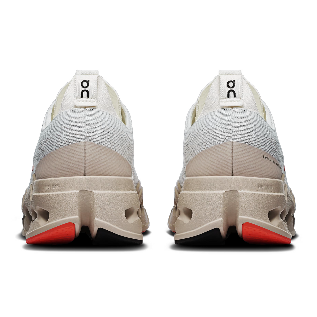 On Running Cloudsurfer Max Running Shoe (Women) - Ivory/Salmon Athletic - Running - Cushion - The Heel Shoe Fitters