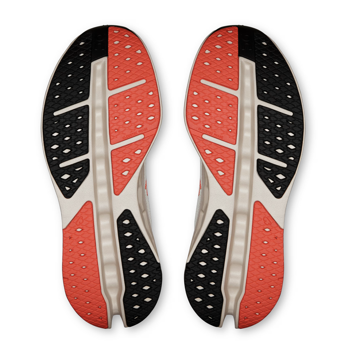 On Running Cloudsurfer Max Running Shoe (Women) - Ivory/Salmon Athletic - Running - Cushion - The Heel Shoe Fitters